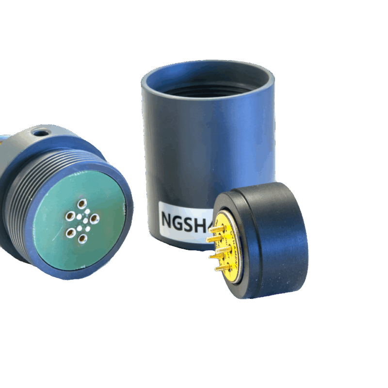 Image of the NGSH4-2 gas sensor module, showing a compact unit with visible sensor components and product labeling.